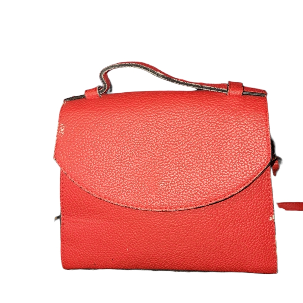 Women Vintage Small Red Handbag By A New Day/Women Top Handle Purses